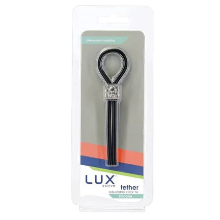 Lux Active Tether Adjustable Cock Tie – Black