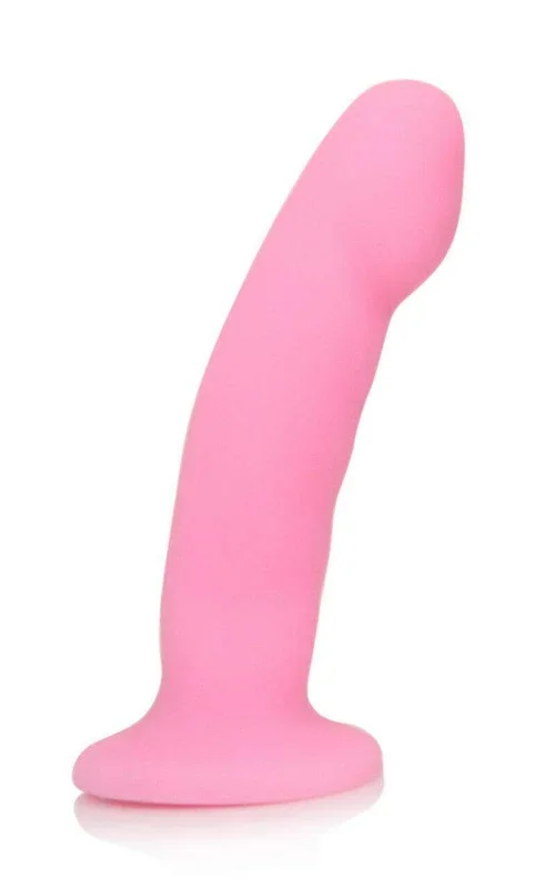 Luxe Cici Pink Silicone G-Spot Dildo – 5.25 Inches | Blush