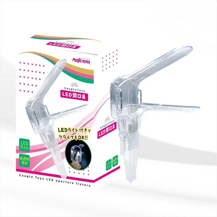 Magic Eyes – Couple Toys LED Opening Tool Aperture Fixture (Clear)