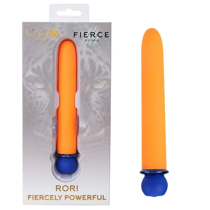 Maia RORI – Orange – Orange 15.2 cm USB Rechargeable XL Bullet