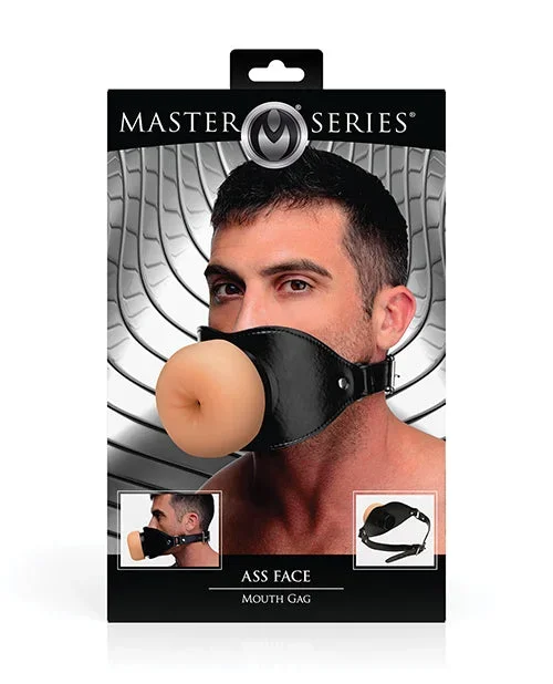 Master Series Ass Face Mouth Gag – Black