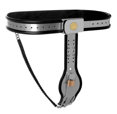 Master Series Locking Steel Female Chastity Belt Large