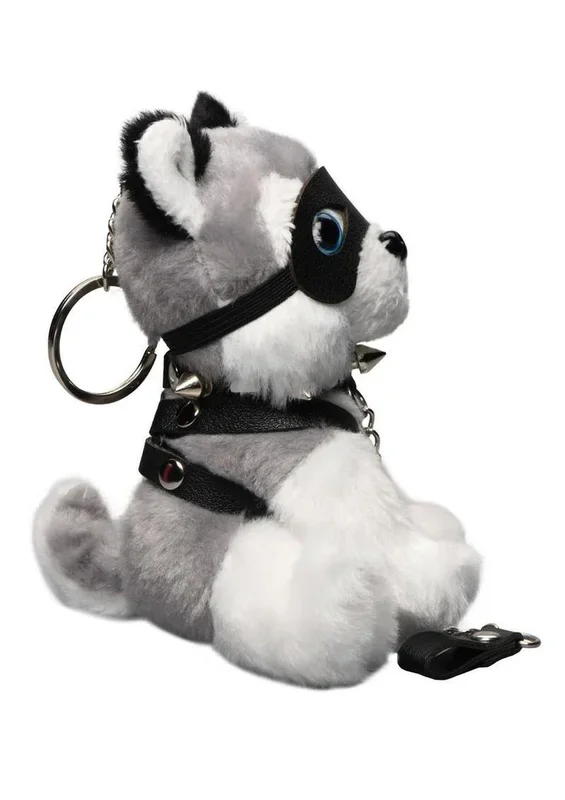 Master Series Max the Fetish Pup Keychain – White