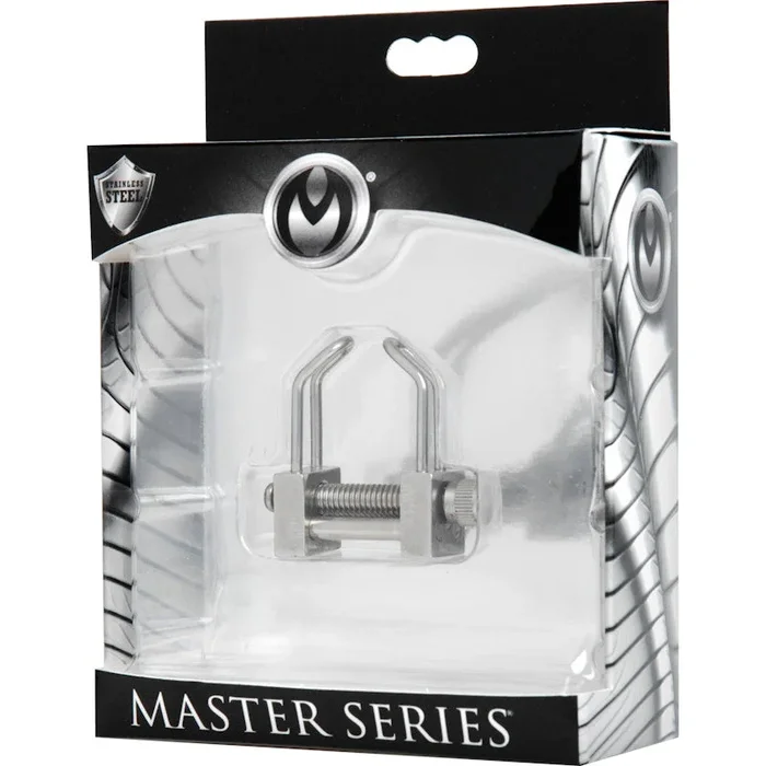Master Series Nose Shackle Stainless Steel Adjustable Nose Clamp, Chrome