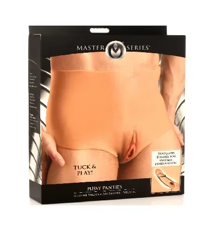 Master Series Pussy Panties Silicone Vagina and Ass Panties