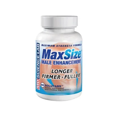 Max Size Male Enhancement Bottle – 60 Caplets