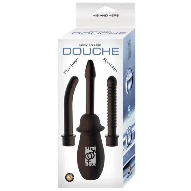 美国 Nasstoys-他和她的易于使用的冲洗器（黑色）