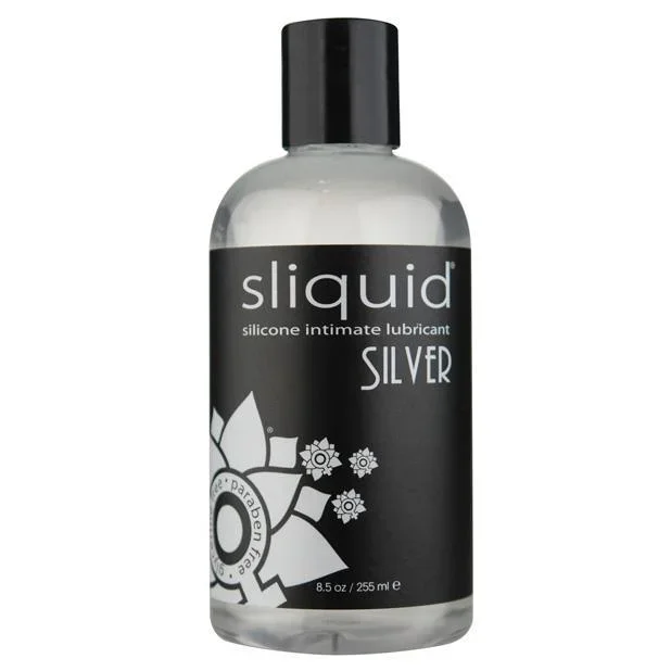 美国 Sliquid-银天然有机硅润滑剂瓶8.5盎司(润滑油)