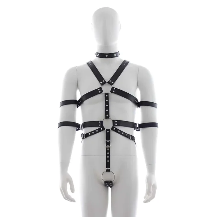 Mens Upper Body Harness Black