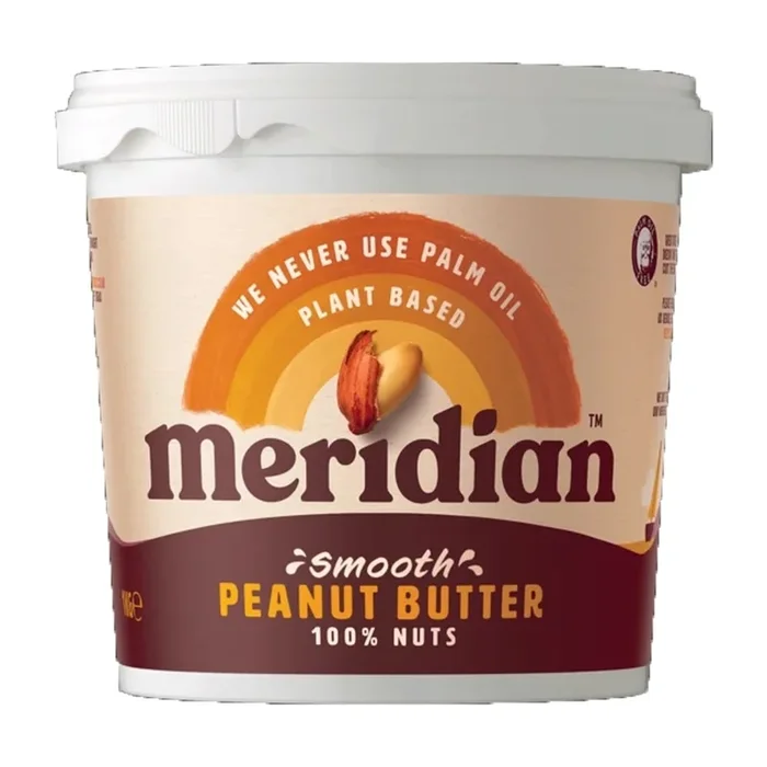Meridian Smooth Peanut Butter – No Sugar, No Salt