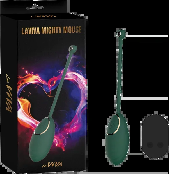 Mighty Mouse Remote Controlled Vibrating Egg (Teal)