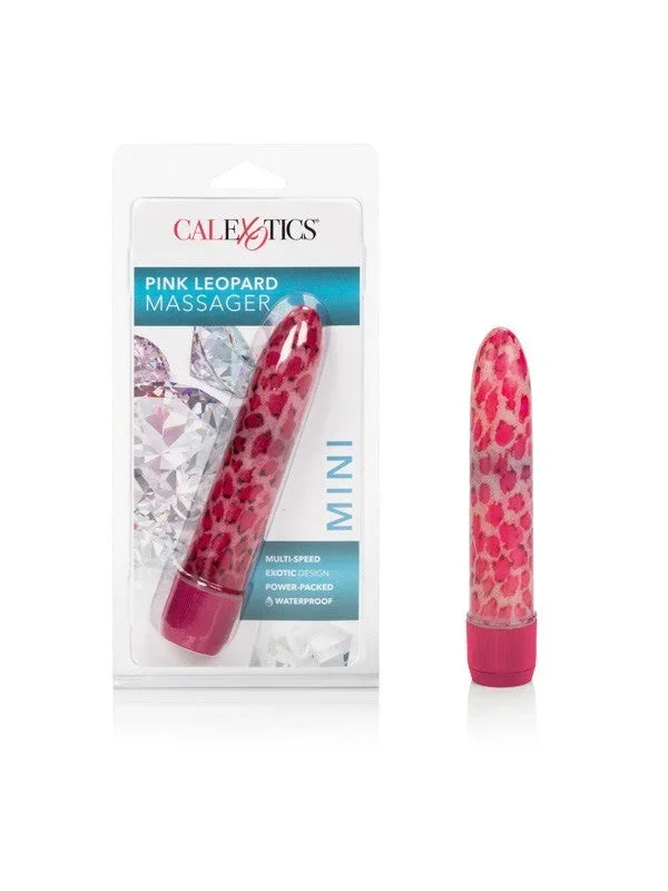 Mini Pink Leopard Massager