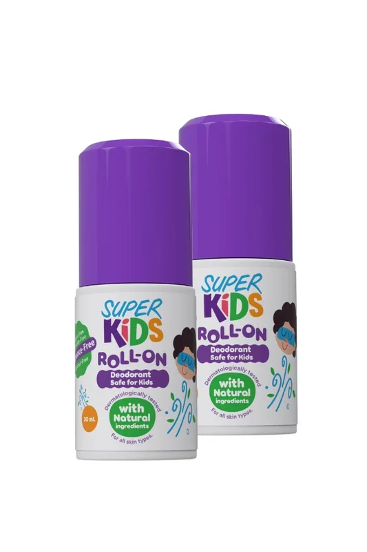 مجموعة سوبر كيد رول أون الخالية من العطور