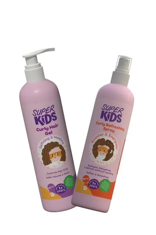 مجموعة سوبر كيدز لإحياء الشعر المجعد