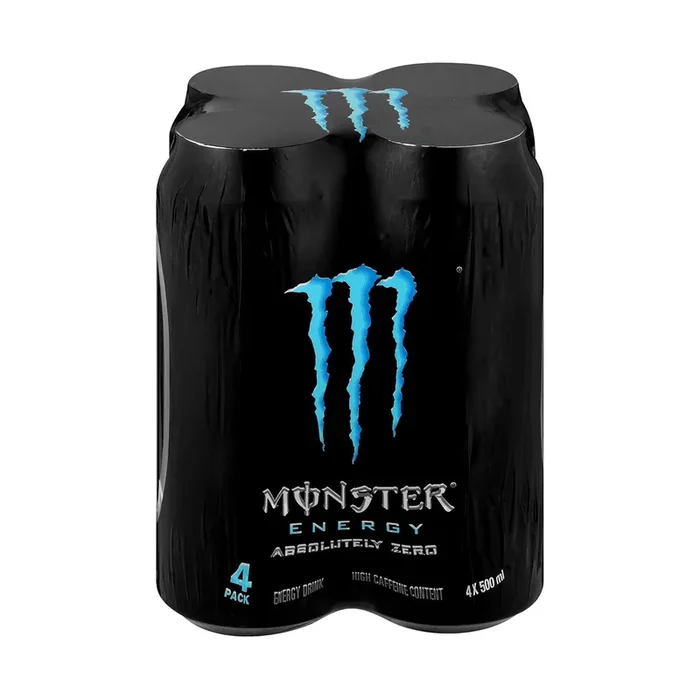 Monster Absolutely Zero 500ml x 4 Pack