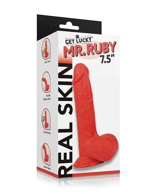 Mr. Ruby 7.5″ Dual Layer Dong
