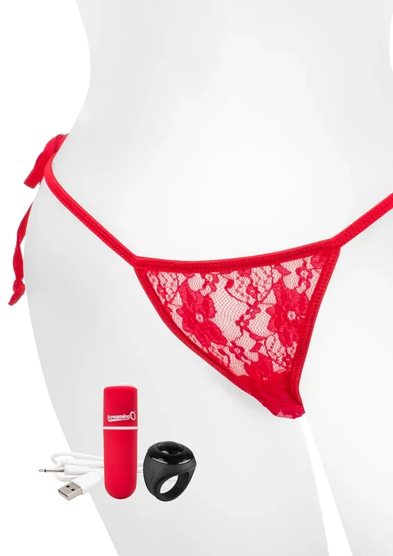 My Secret Charged Remote Control Panty Vibe – Red