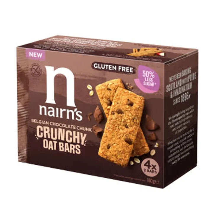 Nairn’s Belgian Chocolate Chunk Crunchy Oat Bars