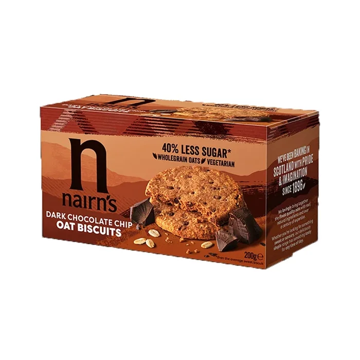 Nairn’s Dark Chocolate Chip Oat Biscuits