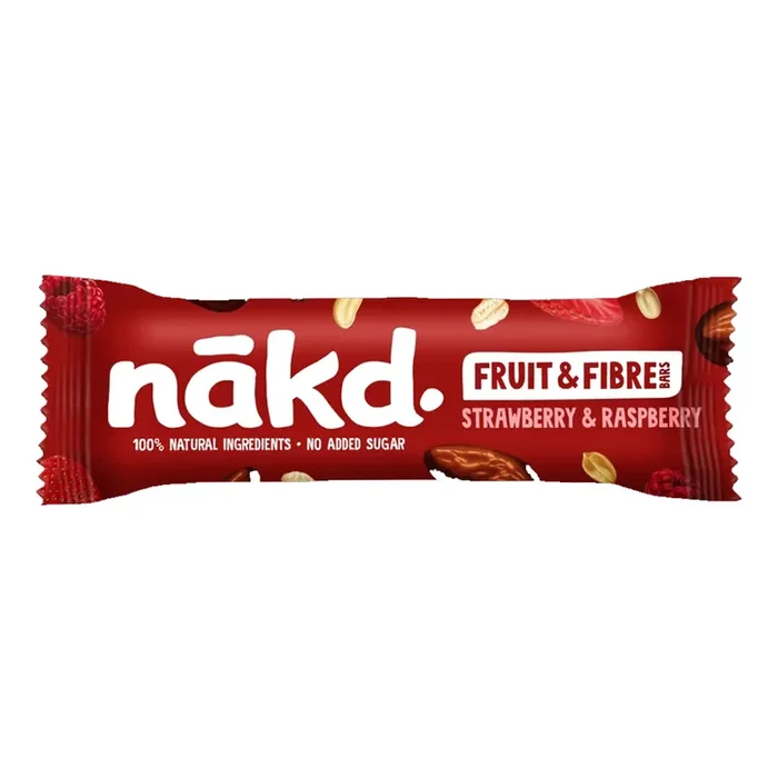 Nakd Strawberry & Raspberry Fruit & Fibre Bar