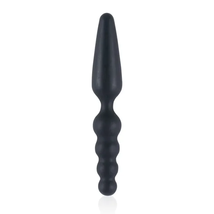 Nanma Dark Stallions Ass-Jacker Silicone Butt Plug Black 7 Inch