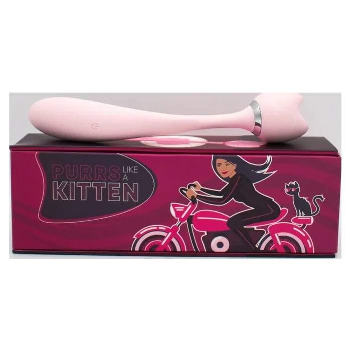 Natalie’s Toy Box Purrs Like A Kitten Wand Vibrator, Pink