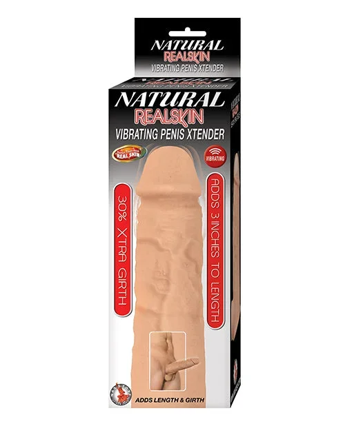 Natural Realskin Vibrating Penis Xtender –