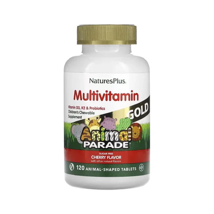 Nature’s Plus Animal Parade Gold Multivitamin – Cherry Flavour
