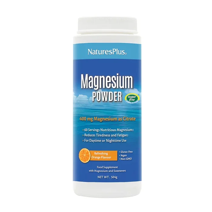 Nature’s Plus Magnesium Powder – Orange Flavour