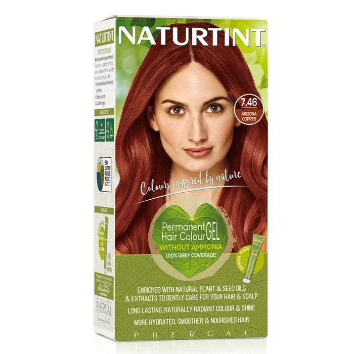 Naturtint Permanent Hair Colour Gel – 7.46 Arizona Copper