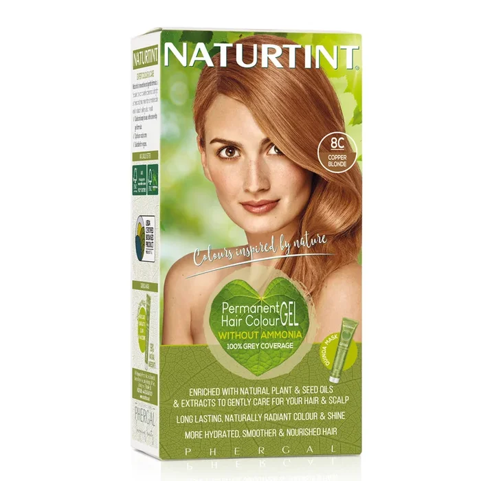 Naturtint Permanent Hair Colour Gel – 8C Copper Blonde