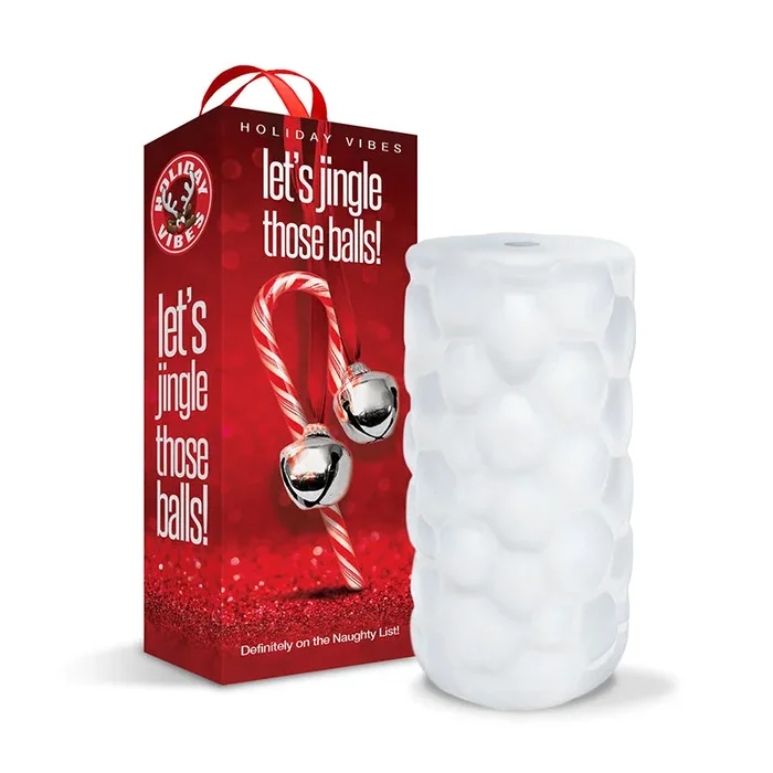 Naughty List Gift Tight Textured Stroker – White