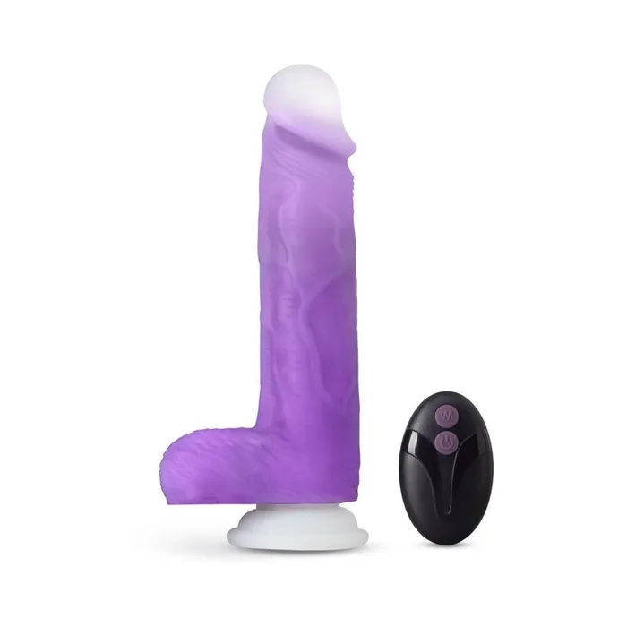 Neo Elite – Encore – 8-inch Vibrating Dildo – Purple