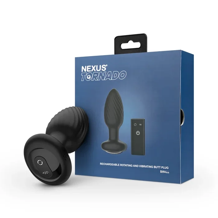 Nexus Duo Plug Rechargeable Remote-controlled Vibrating Silicone Anal Plug Black