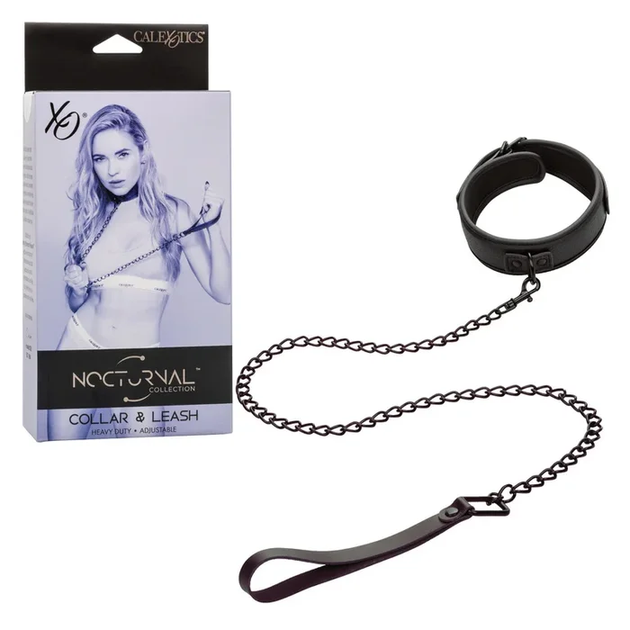 Nocturnal Collection Collar & Leash – Black