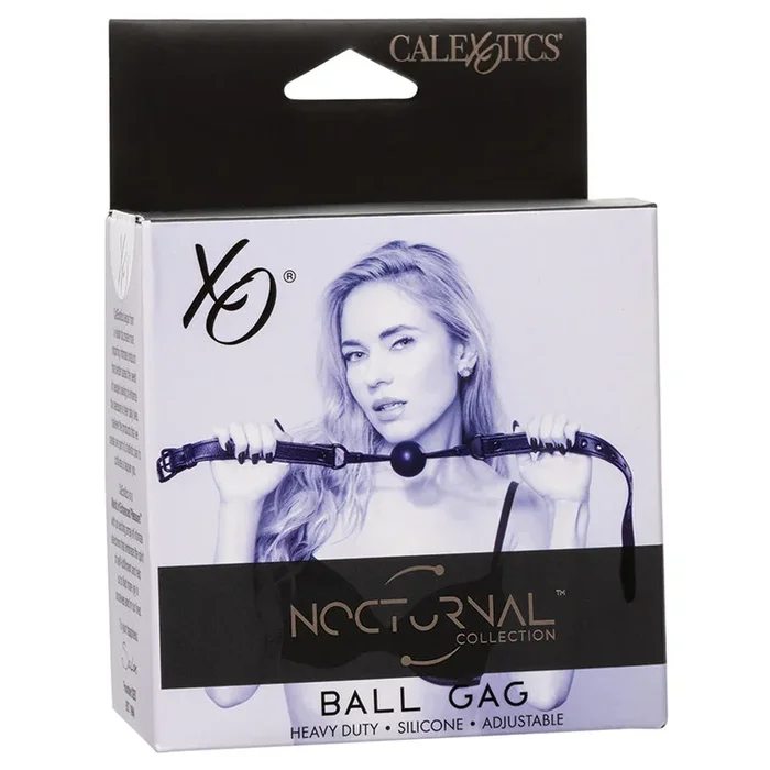 Nocturnal Collection Silicone Ball Gag – Black