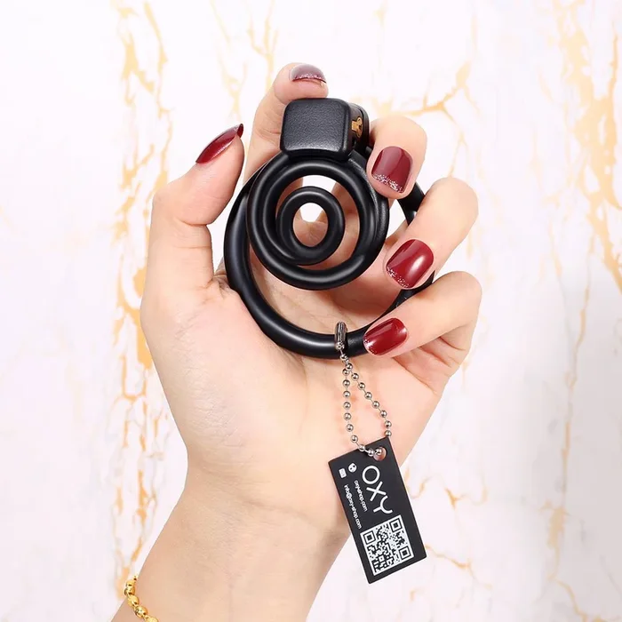 Noir Hypno – Small 3D Printed Chastity Cage