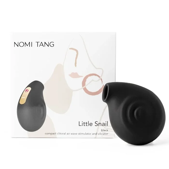 Nomi Tang – Little Snail Clitoral Air Stimulator Vibrator (Black)