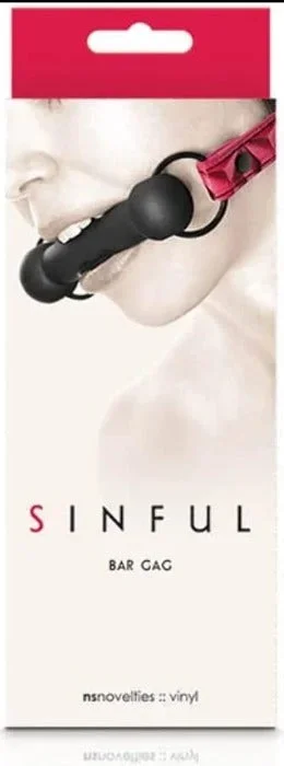 NS Novelties “Sinful” Bar Gag -Red
