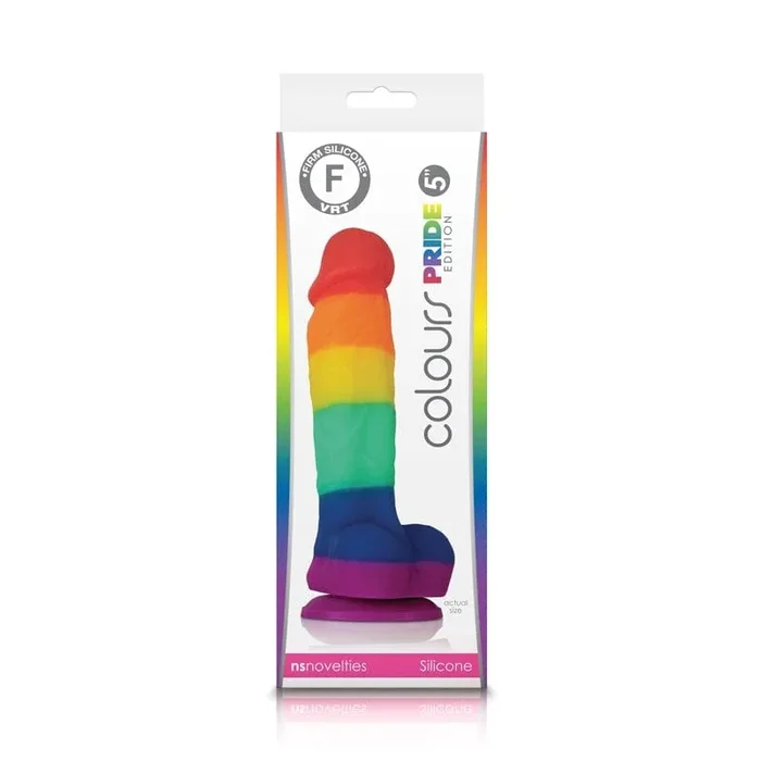NS Novelties Colours Pride Edition 5″ Rainbow Dildo