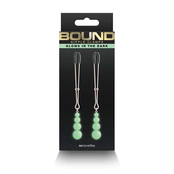 NS Novelties G2 Bound Nipple Clamps Rose Gold