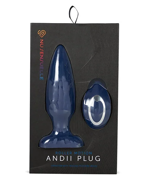 Nu Sensuelle Andii Roller Motion Butt Plug – Navy