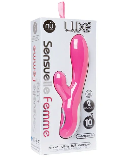 Nu Sensuelle Femme Luxe 10 Fun Rabbit Massager – Pink