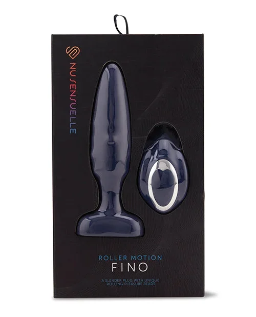 Nu Sensuelle Fino Roller Motion Plug – Navy Blue