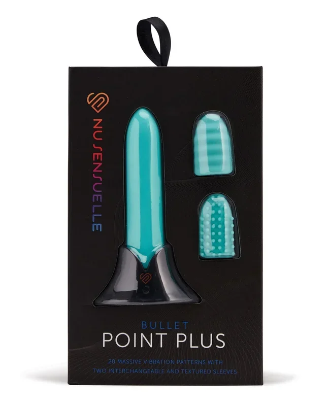 Nu Sensuelle Point Plus Rechargeable Bullet – Tiffany Blue
