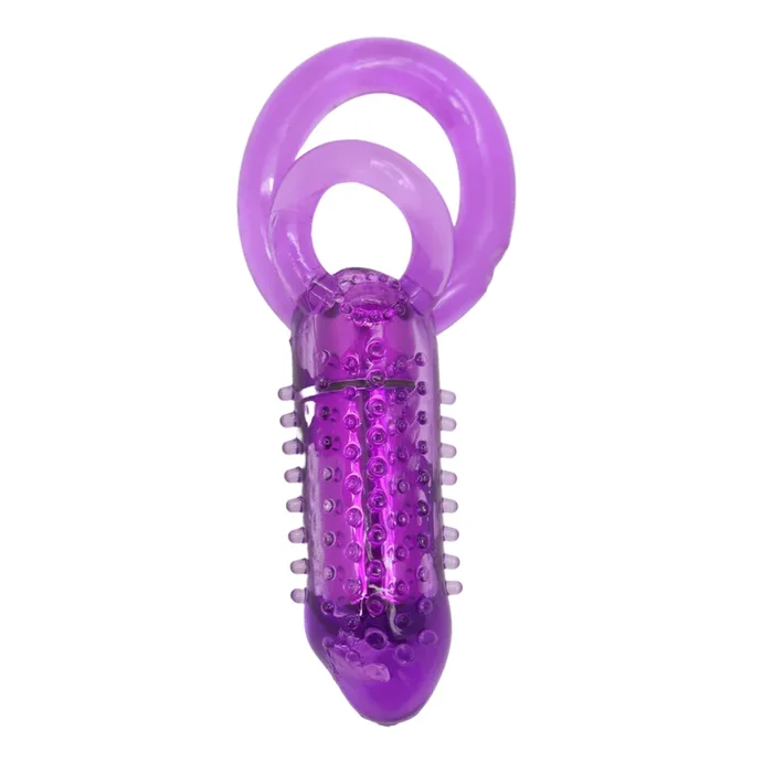 Nubby Vibrating Couple’s Cock Ring