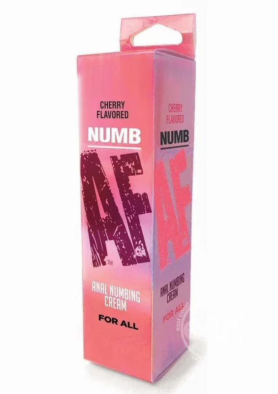 Numb AF Anal Numbing Flavored Cream 1.5oz – Cherry