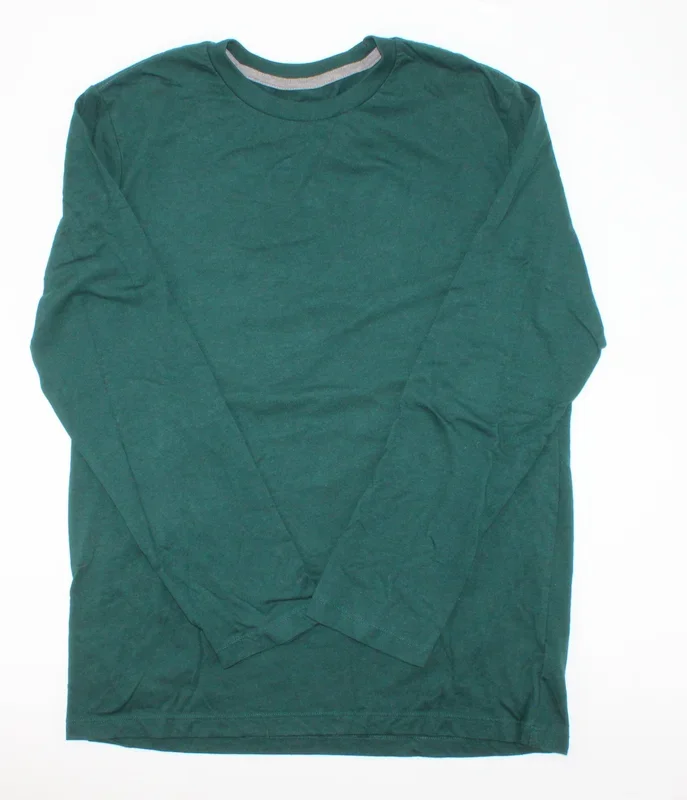 OLD NAVY DARK GREEN LONG SLEEVE TOP 18Y PRE-LOVED
