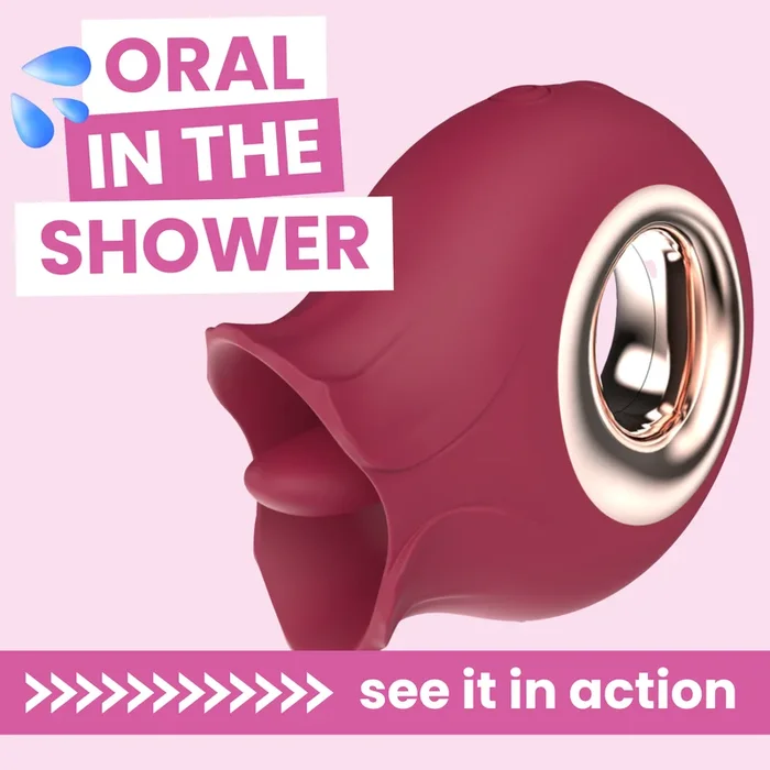 Oral Oasis Flickering Tongue Silicone Vibrator – It’s Waterproof!