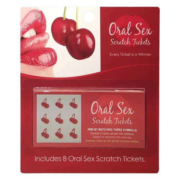 Oral Sex Scratch Tickets For Couples